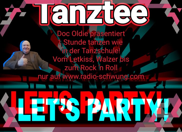 Tanztee mit DOC OLDIE 
Sonntag 15-16 Uhr